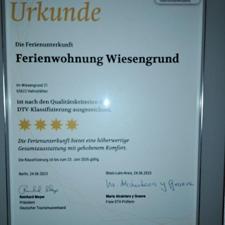 Ferienwohnung Wiesengrund Hahnstatten Exterior photo